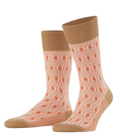 Burlington Herren Socken Seaside Chic So Baumwolle gemustert 1 Paar, Beige Sesame 4410, 40-46 im Sale